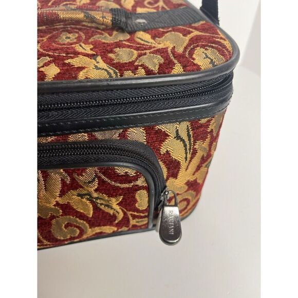 Raviani Red And Gold Tapestry Cosmetic‎ Bag - Picture 3 of 13